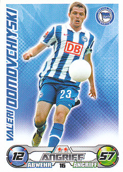 Valeri Domovchiyski Hertha Berlin 2009/10 Topps MA Bundesliga #16